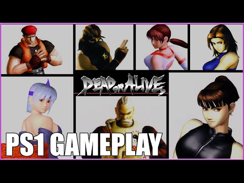 PS1 - Dead or Alive - Kasumi Playthrough + Costumes [4K:50FPS] 