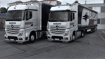 ETS 2 1.42 OpenBeta Convoy Multiplayer with mods Mercedes Actros MP4 (Istanbul-Ruse)