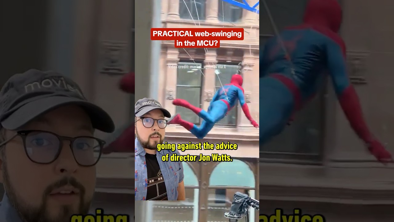 Spider-Man: Brand New Day set videos tease the return of practical web-swinging! #spiderman #movie