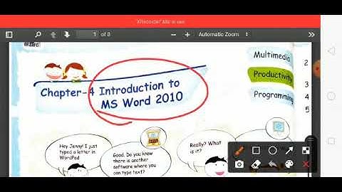 Class 3 Computer Chapter 4 Introduction to MS Word 2010