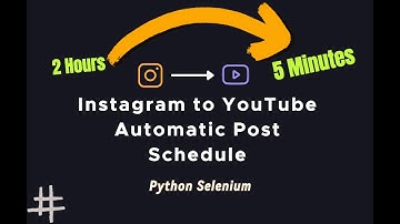 [Instagram to Youtube ] Automatic YouTube Post Scheduling Using Python Selenium and Excel