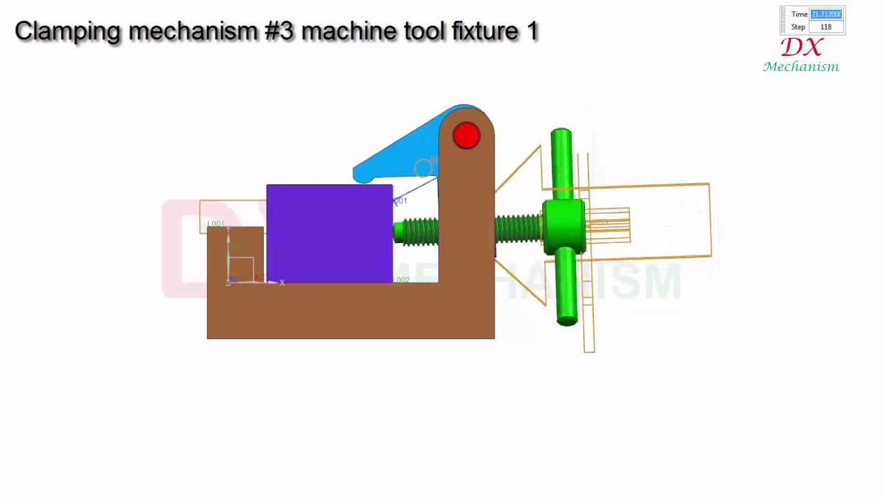 Clamping mechanism 3 machine tool fixture 1 YouTube