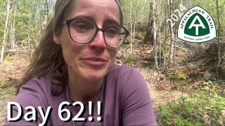 AT thru hike Day 62: Rockslide saved us from the fire..