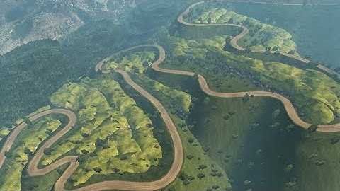 New off-road map mod for bus simulator indonesia // bussid off-road map mod #54