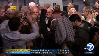 Protesters disrupt Rep. Adam Schiff's speech on election night- FULL VIDEO