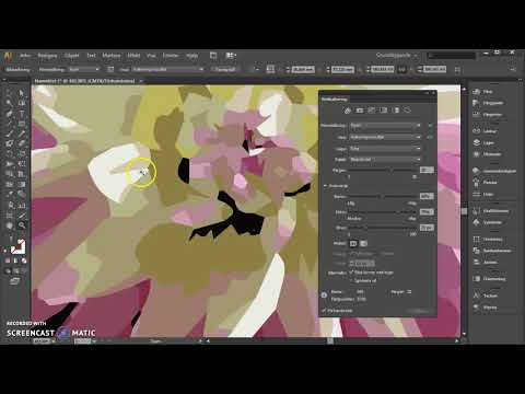 Illustrator - Bildkalkering Vektorisera av Bitmap