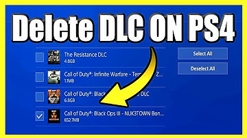 How to DELETE DLC on PS4 for ANY GAME & get rid of MAP PACKS! (Easy Method!)