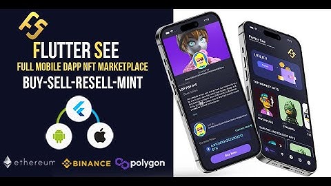 1-Full Flutter NFT Marketplace With Solidity - FlutterSee -(IOS-Android)Intro