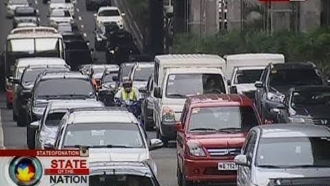 SONA: Mga sasakyang may solong sakay, ipagbabawal na sa EDSA tuwing rush hour