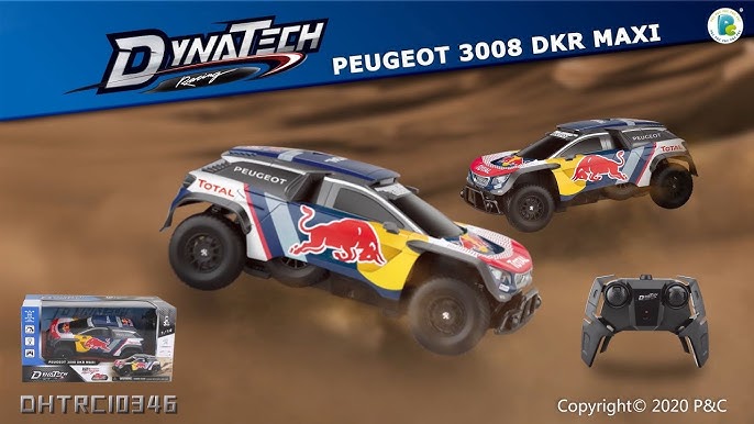 Carrera Voiture de course télécommandée Red Bull Peugeot 08 DKR16