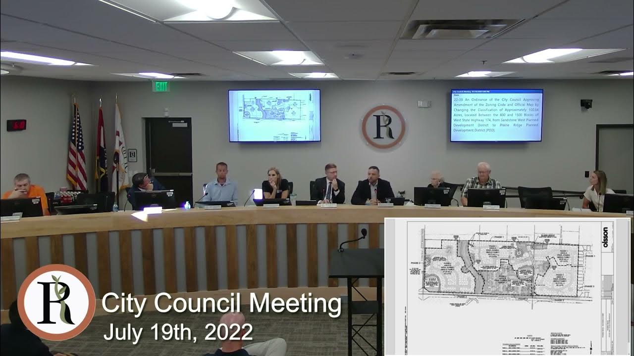 City of Republic, MO City Council Meeting July 19th, 2022 YouTube