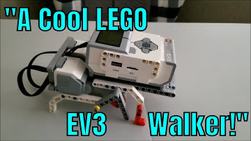 "A Cool LEGO EV3 Walker With Building Instructions!!"
