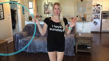 Intermediate Hula Hooping Tutorial: Escalator Knee Break Variations