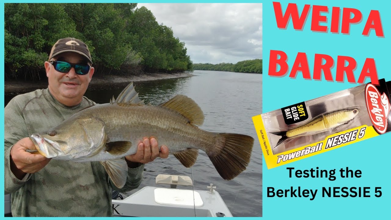 Berkley NESSIE 5. Tested on Weipa Barramundi 