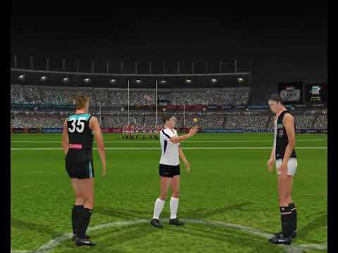 AFL Live Premiership Edition 2004 / Windows 10 / Port Adelaide vs St Kilda