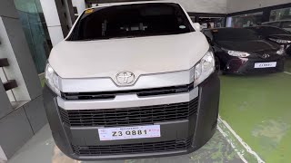 Hiace commuter deluxe 2023 model full tour operation overview upon unit release by sales agent