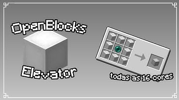 SAIU! OpenBlocks Elevator Minecraft (MCPE) - Add-On Bedrock Edition