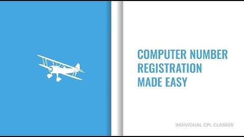 DGCA Computer number registration on Pariksha