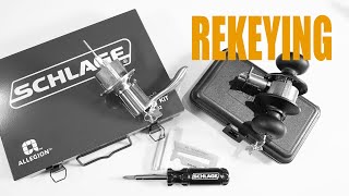 Schlage KNOB and LEVER REKEYING HowTo, Tools, Step by Step