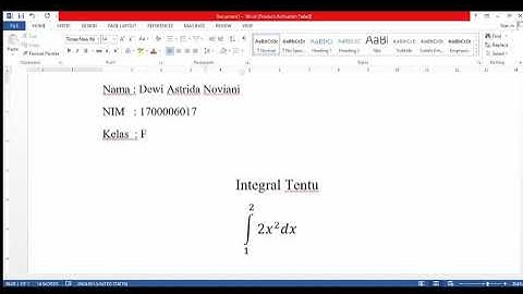 Aplikasi Jumlahan Riemann Pada Integral Tentu Dengan Menggunakan  Geogebra