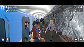 Euro Subway Simulator(Yaşıl xətt):Səfər(Neftçilər-Elmlər Akademiyası)
