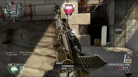 COD: Black Ops 2 NUCLEAR TDM w/ SCAR-H on OVERFLOW