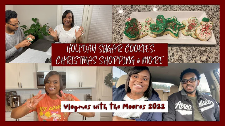 Vlogmas Day 5| Bake Holiday Sugar Cookies + Christmas Shopping + Cookie Decorating + Giveaway