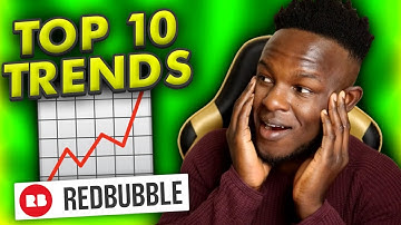 Top 10 Redbubble Trends of the Week #13 | Make these  Designs! 🔥