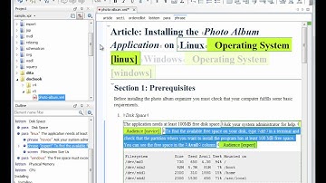 DocBook Profiling in Oxygen XML Editor 12