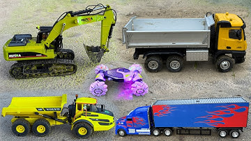 Xe Cẩu Múc Cát , Máy Xúc Điều Khiển Từ Xa , Xe Container , Xe Tải chở Đất , Ô Tô Đồ Chơi , Xe Ben