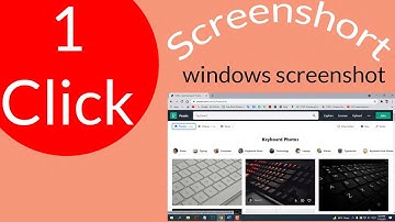 how to take a windows screenshot 1 click