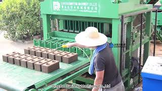 DF7-10 Automatic Interlocking clay soil brick making machine