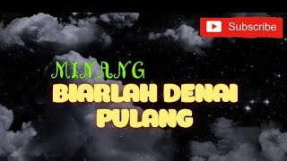 BIARLAH DENAI PULANG || LAGU MINANG  TERBARU 2023 ( Angga Latief  )✅