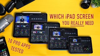 FINALLY a Useful iPad Screen Comparison – 10 Pro Apps on 5 Screens