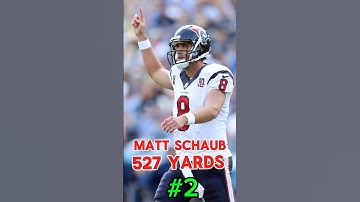 Top 5 Passing Yards In A SINGLE NFL Game! #nfl #shorts #short #shortsvideo