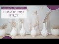 DIY TRASH TO TERRACOTTA | how to paint with baking soda | and create the ceramic paint effect.