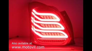 Suzuki Swift LED taillight Merc Style with matrix indicator- buy online from www.motovil.com