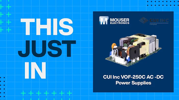 CUI Inc VOF-250C AC -DC Power Supplies: This Just In | Mouser Electronics
