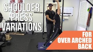 How to stop back arching in the overhead press