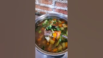 Sup kentang wortel lengkap dengan daging sapi menu buka puasa...