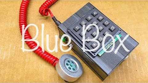 Blue Box  |  Homemade Replica Blue Box For Phone Phreaking
