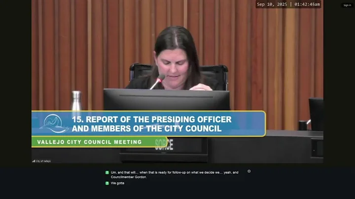 Vallejo City Council Regular Meeting - 09-09-2025 - City of Vallejo