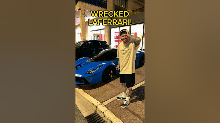 I FOUND A WRECKED LAFERRARI! #ferrari #laferrari #matarmstrong