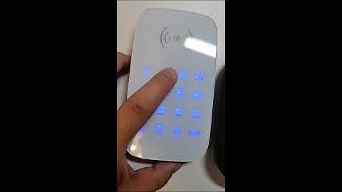 How to code wireless keypad to AIIAT Smart Alarm