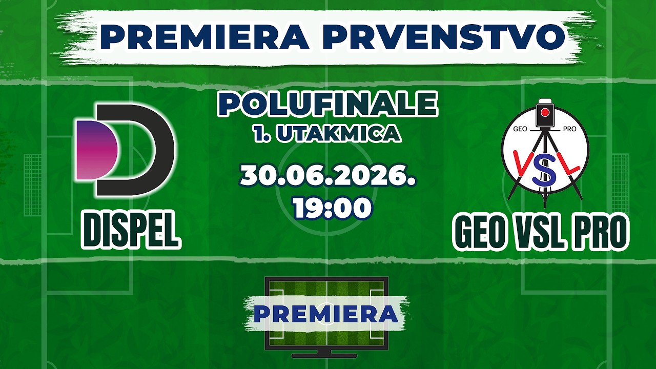 Snimak utakmice DISPEL – GEO VSL PRO