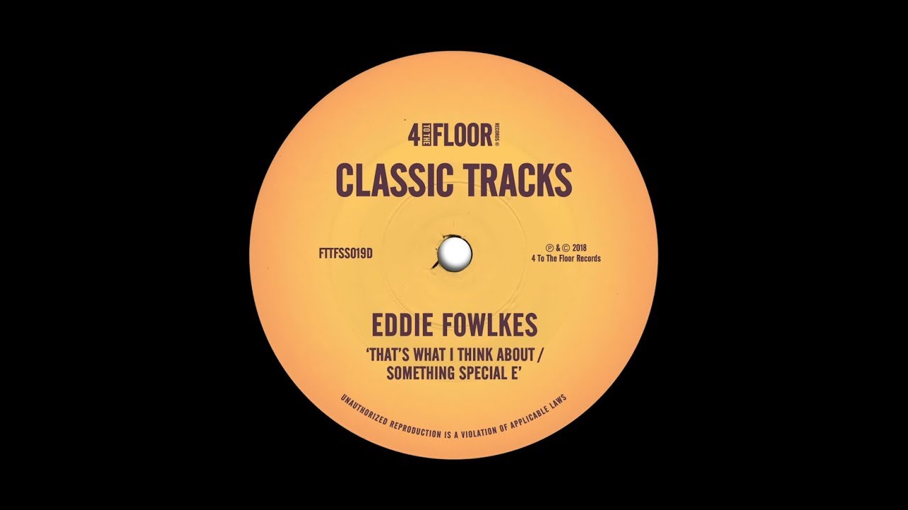 Eddie Fowlkes 'That's What I Think About'