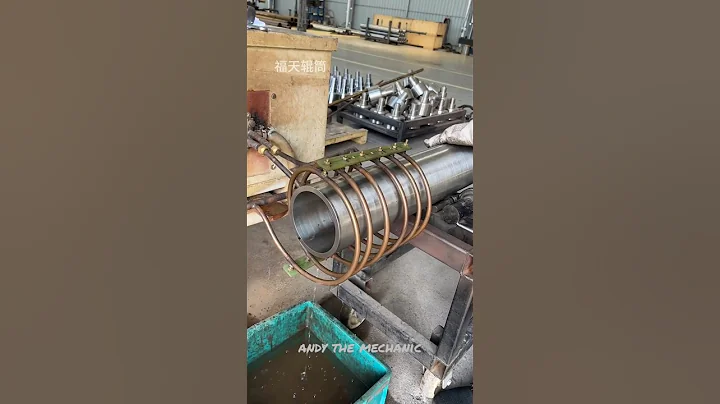 Assemble the roller shaft using the principle of thermal expansion and contraction