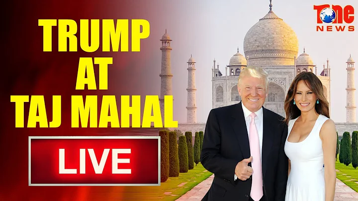 Donald Trump's Taj Mahal Visit LIVE from Agra | Namaste Trump | PM Narendra Modi | NewsOneTelugu