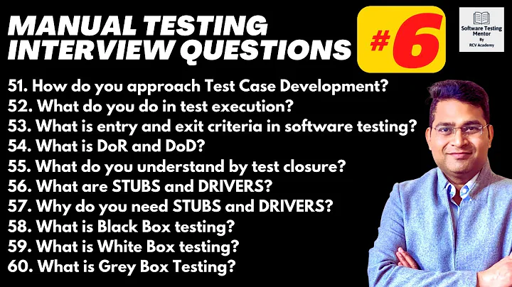 Manual Testing Interview Questions and Answers with Examples - Part 6