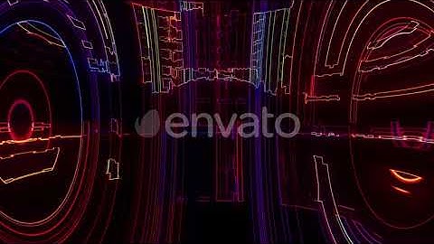 Cyberpunk Overlays (4K Set 1) | Motion Graphics - Envato elements